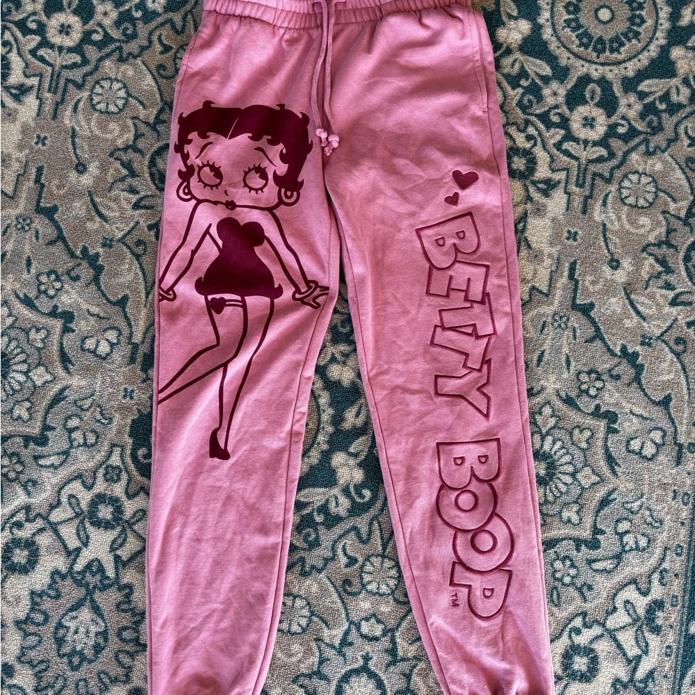 Betty Boop  Pink Joggers